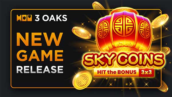 3 Oaks Gaming launches latest Hit the Bonus title Sky Coins