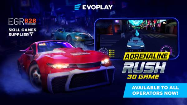 Evoplay introduces action-packed skill-based title Adrenaline Rush to wider operator network