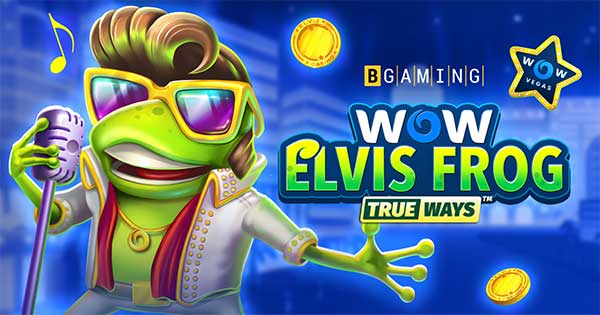 BGaming channels Vegas glamour in branded slot Wow Elvis Frog Trueways™