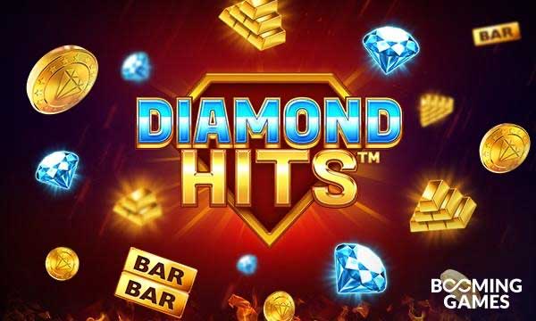 Add some bling to your spins with Diamond Hits from Booming Games