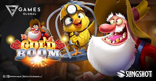 Games Global and Slingshot Studios combine with ore-some release Gold Boom™