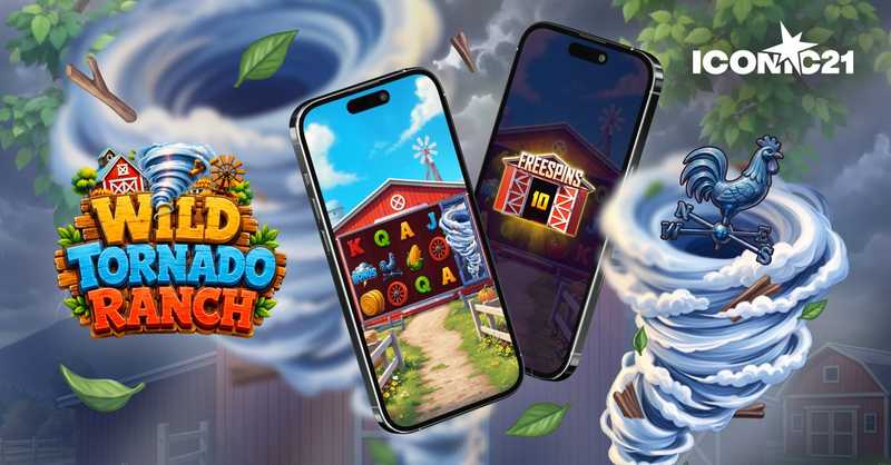 ICONIC21 Launches Wild Tornado Ranch,
 a Storm-Chasing Slot Featuring Multipliers Up to 1,024x