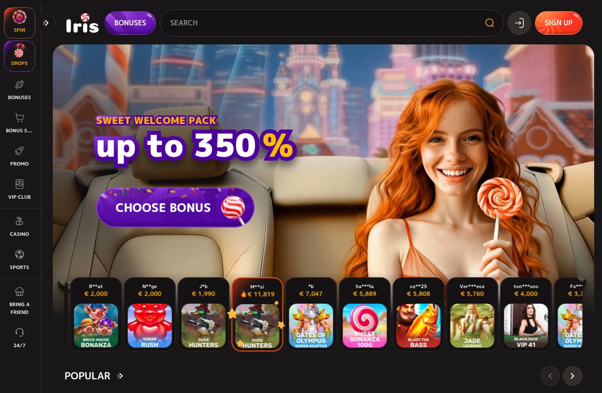 Iris Casino Home