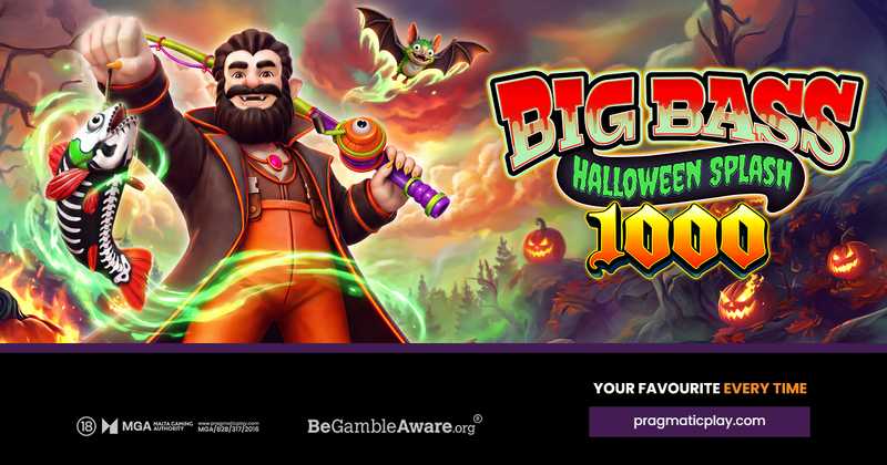 Pragmatic Play haunts the reels with Big Bass Halloween Splash 1000