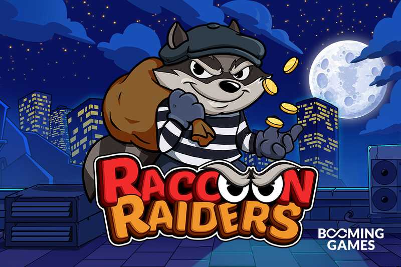 Pull off the heist of a lifetime in Raccoon Raiders by Booming Games