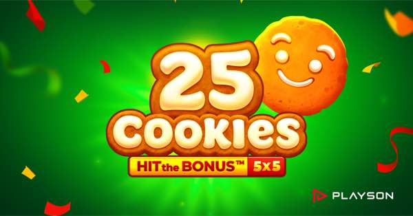 Indulge in sweet wins with Playson’s 25 Cookies: Hit the Bonus™