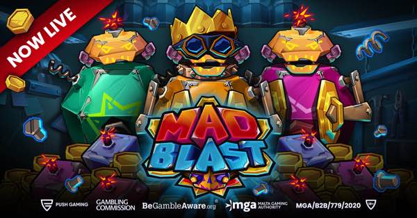 Push Gaming lights the fuse for explosive multiplier play in Mad Blast