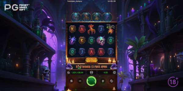 PG Soft mixes magic and sorcery to create potent Forbidden Alchemy slot