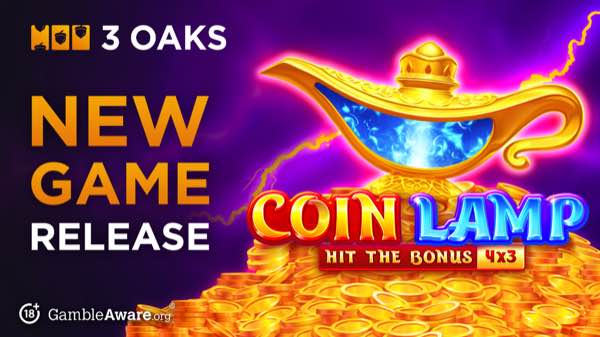 3 Oaks Gaming strengthens Hit the Bonus collection with Coin Lamp launch