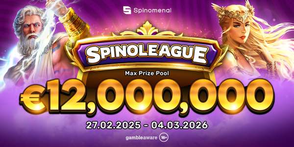 Spinomenal launches latest Spinoleague with €12m Max prize pool