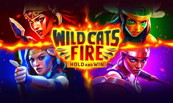 Kendoo roars into action with Wild Cats Fire: Hold and Win