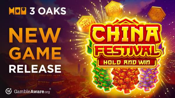 3 Oaks Gaming lights up portfolio with China Festival: Hold and Win