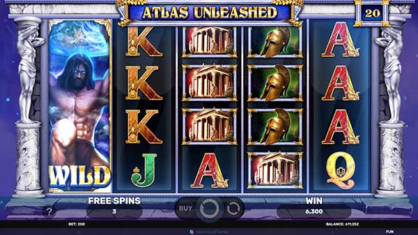 Spinomenal bolsters Demi Gods Series with heavenly Atlas Unleashed slot