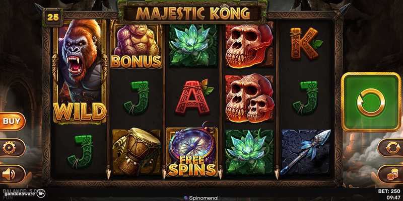 Spinomenal jumps into the jungle with Majestic Kong