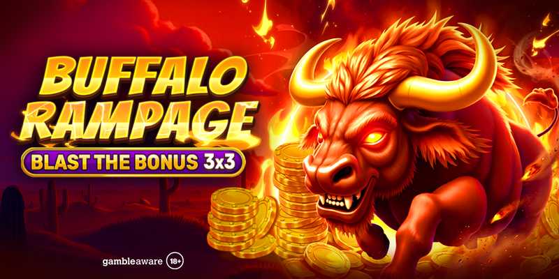 Spinomenal powers up Buffalo Rampage – Blast The Bonus 3×3